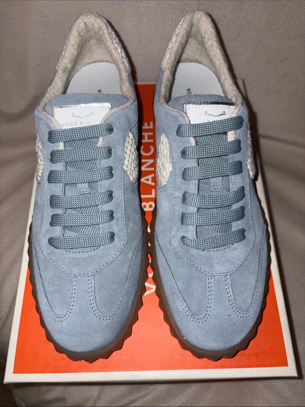 NWT VOILE BLANCHE INES Sneaker in Cloud Grey - Picture 8 of 15